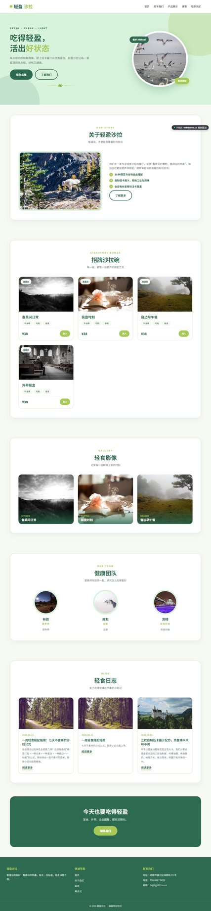 轻盈沙拉