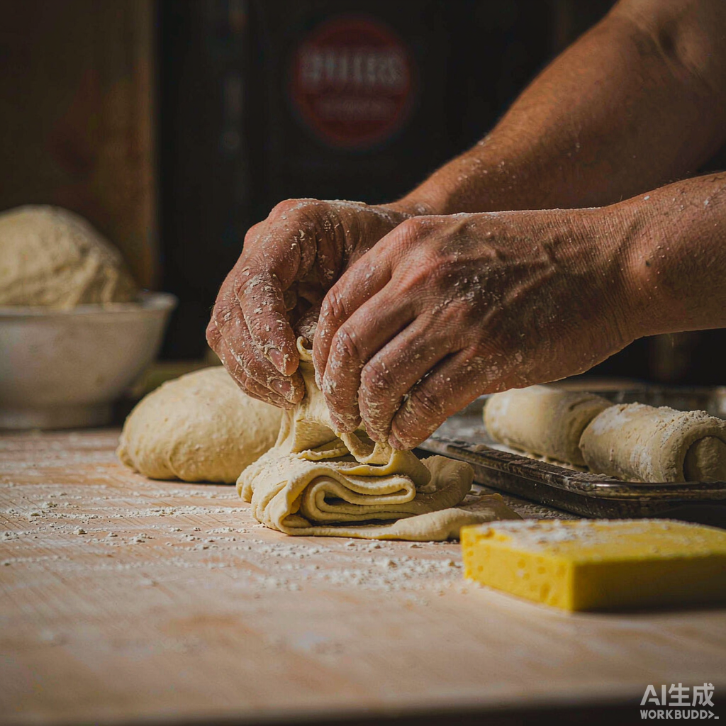 奶油杏桃可颂